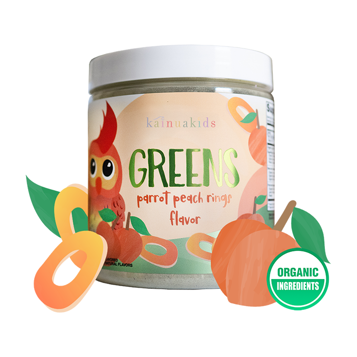 parrot peach ring greens