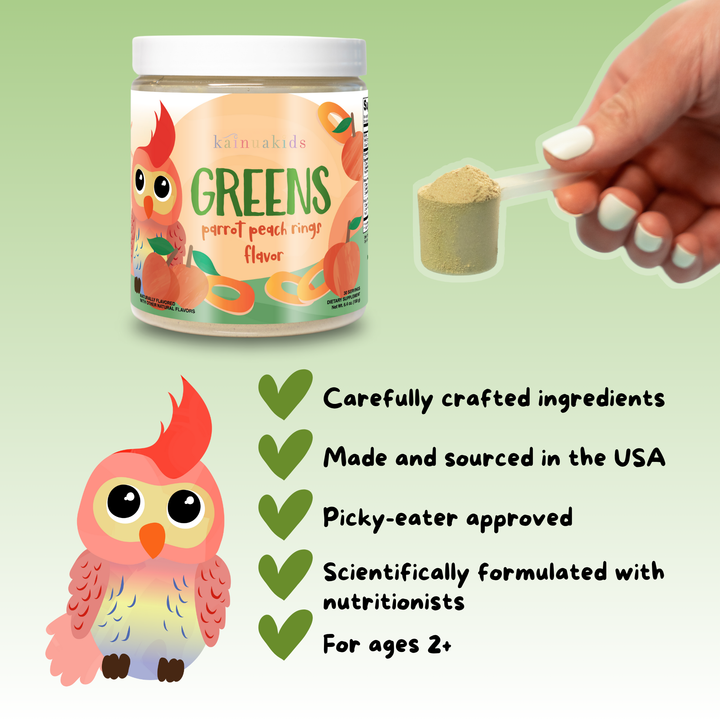 parrot peach ring greens