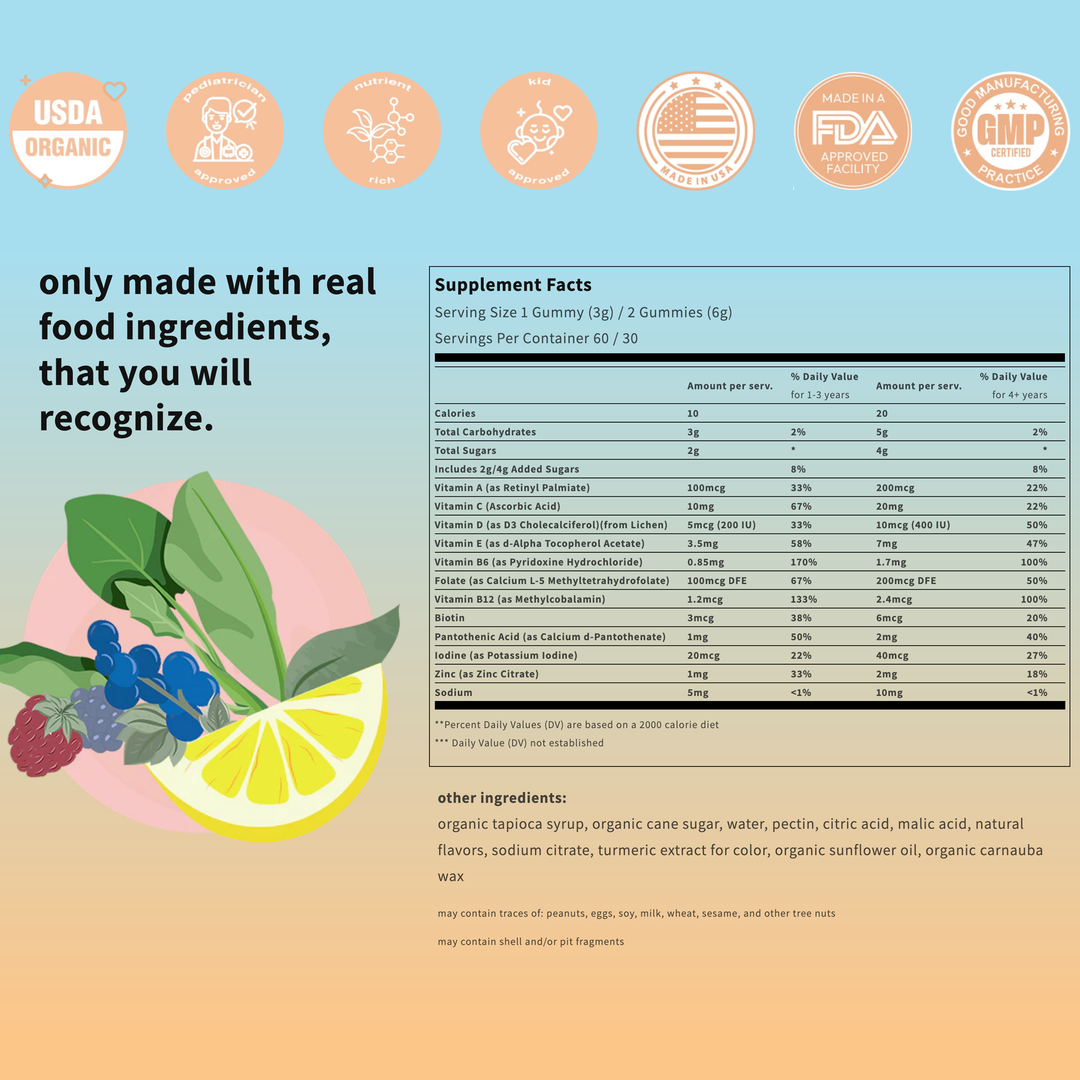 organic multivitamins