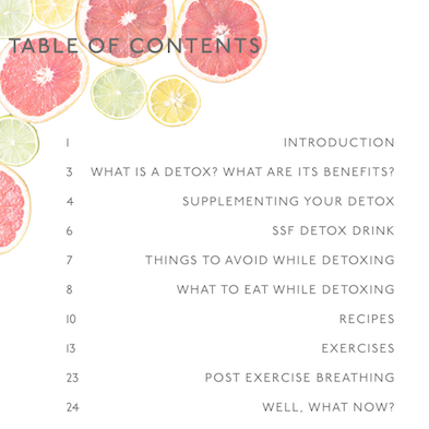 Strong + Sexy Fit Detox Guide (downloadable book)