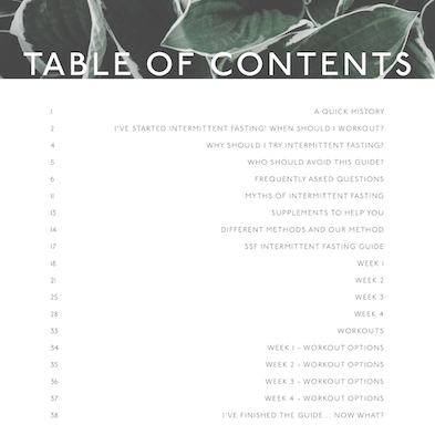 Strong and Sexy Fit Intermittent Fasting Guide (downloadable book)