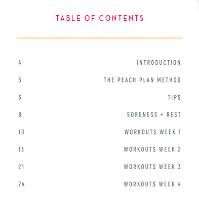 Strong + Sexy Fit Peach Plan (downloadable book)